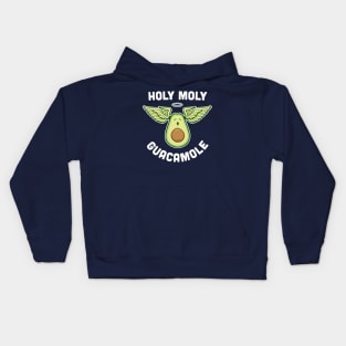 Holy Moly Guacamole - Funny Veg Avocado Kids Hoodie